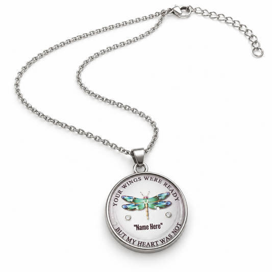 High-Quality Silver Dragonfly Necklace✨