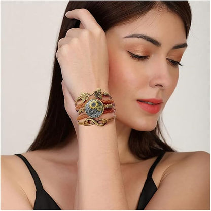 🌻🌻🌻 SUNFLOWER BUTTERFLY BRACELET🌻🌻🌻