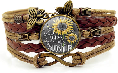 🌻🌻🌻 SUNFLOWER BUTTERFLY BRACELET🌻🌻🌻