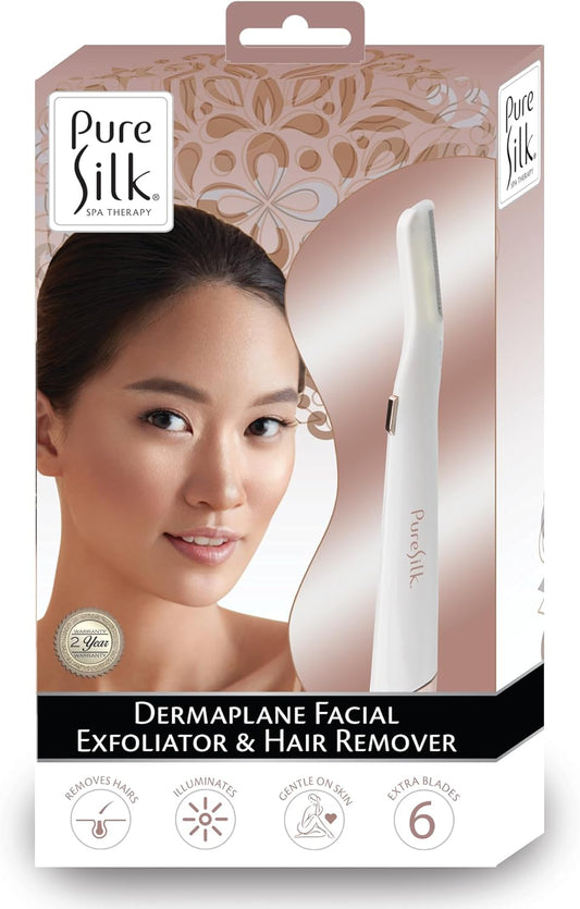 Pure Silk Dermaplane Facial - Exfoliator Hair Remover