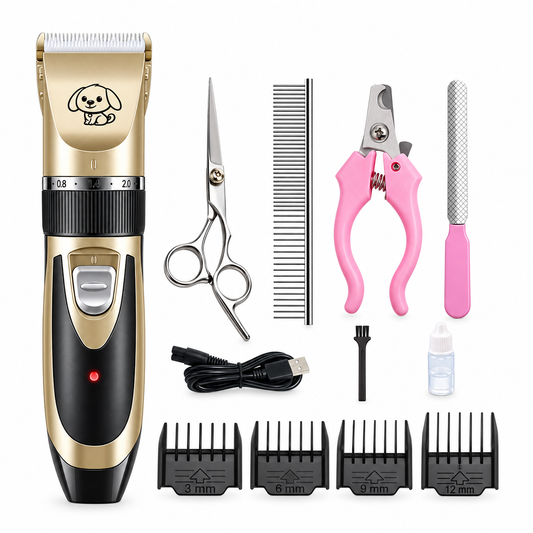 Grooming Clippers Kit Rechargeable Pet Hair Trimmer