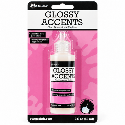 Ranger Inkssentials Glossy Accents 2oz-Clear