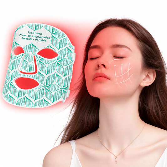 Infrared Red Light Face Mask Portable