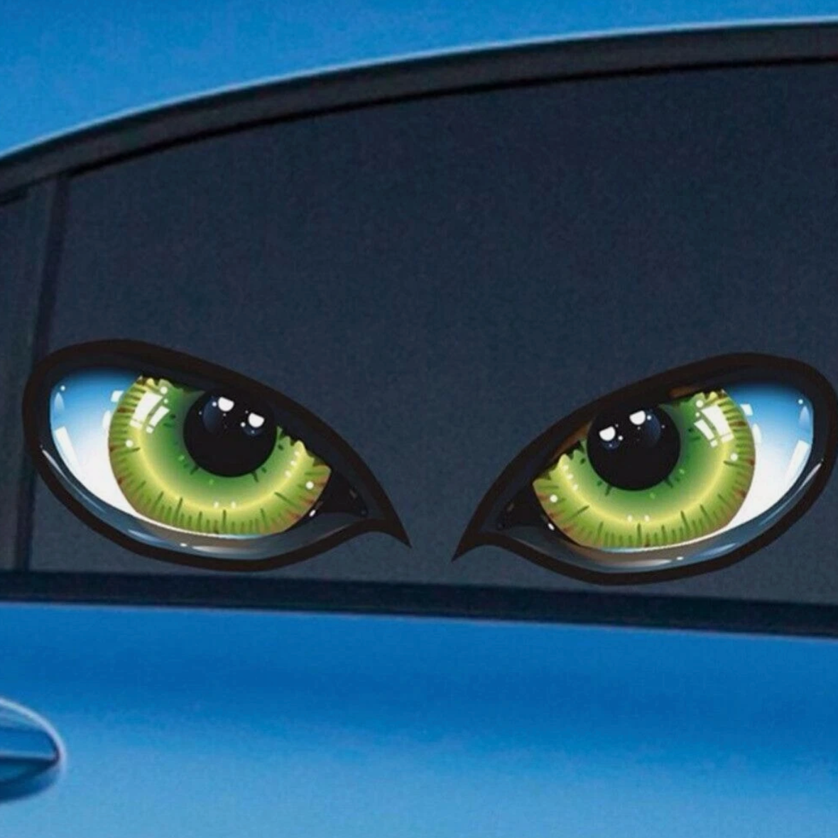 👁️ 3D Cat Eye Car Stickers – Fierce & Fun Vehicle Decoration (2 Pcs Set)