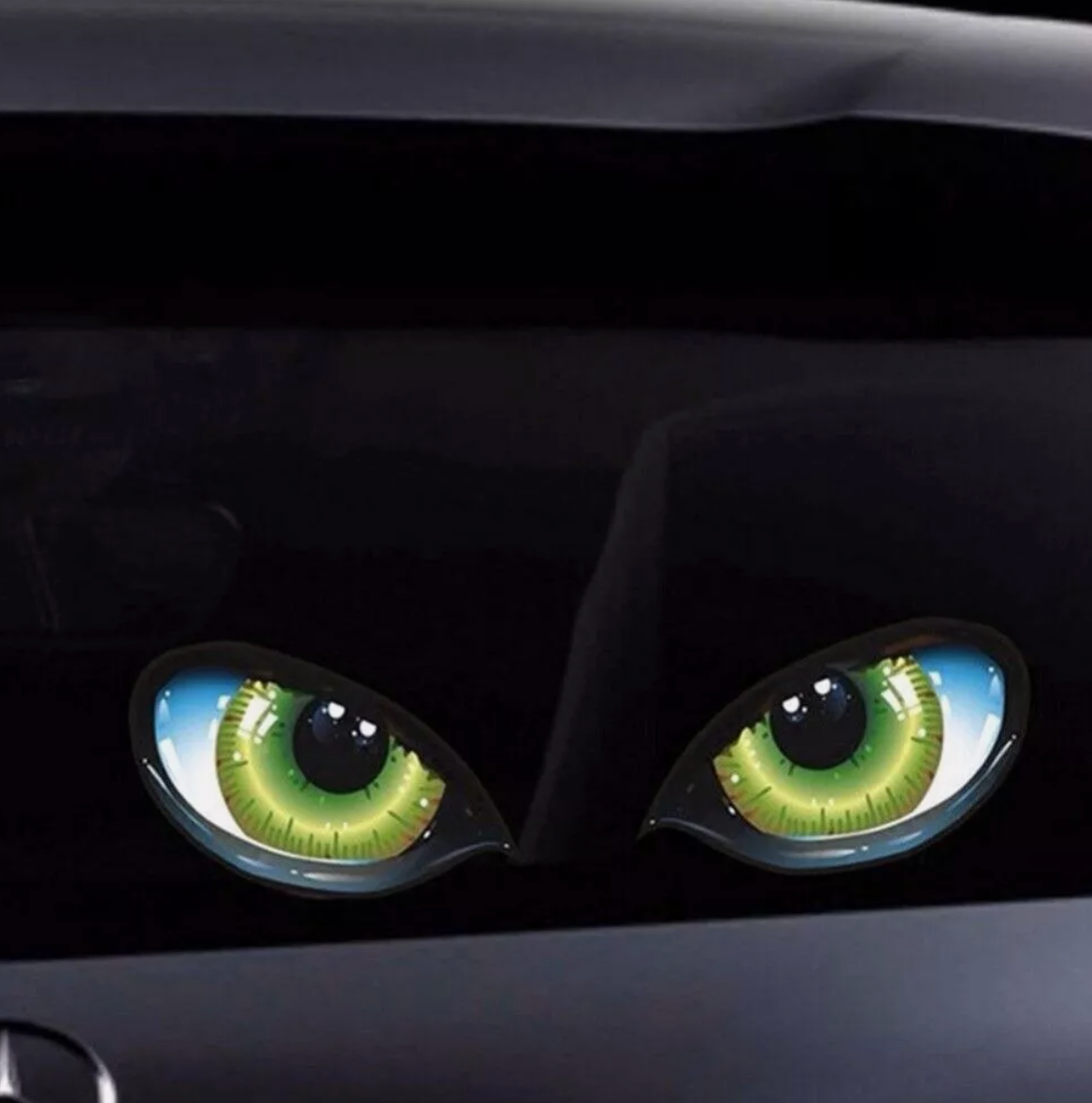 👁️ 3D Cat Eye Car Stickers – Fierce & Fun Vehicle Decoration (2 Pcs Set)