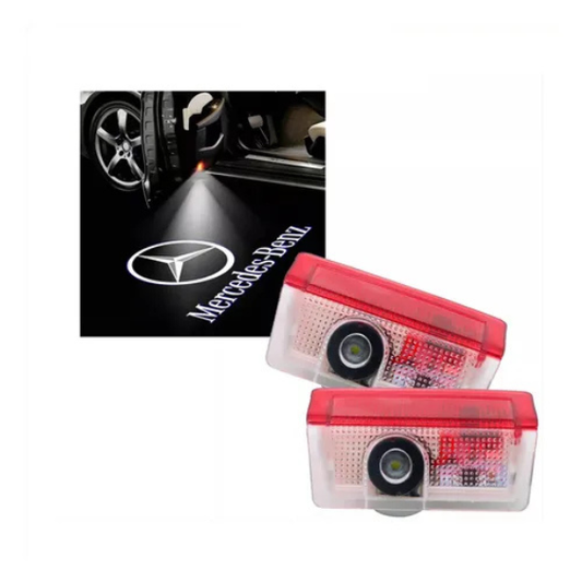 1 Pack of 2 LED Door Courtesy logo Light Ghost Shadow Laser Projector For Mercedes-Benz (Generic)