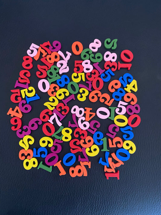 100pcs 15mm High Quality Wood Educational Toy Wood Numbers